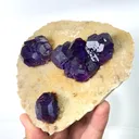 Natural Tanzanite Fluorite, Mineral Specimen:Fujian,China (120*105*40MM) - image 3