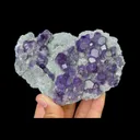 Natural Tanzanite Fluorite, Mineral Specimen:Fujian,China (120*80*35MM) - image 1
