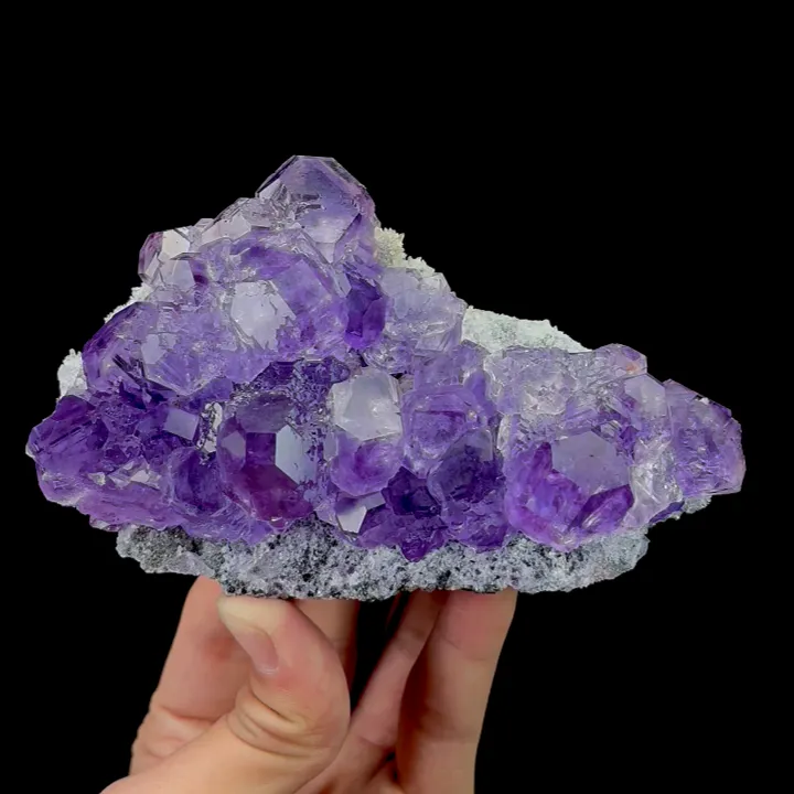 Natural Tanzanite Fluorite, Mineral Specimen:Fujian,China (125*80*45MM) image