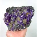 Natural Tanzanite Fluorite, Mineral Specimen:Fujian,China (160*120*35MM) - image 2