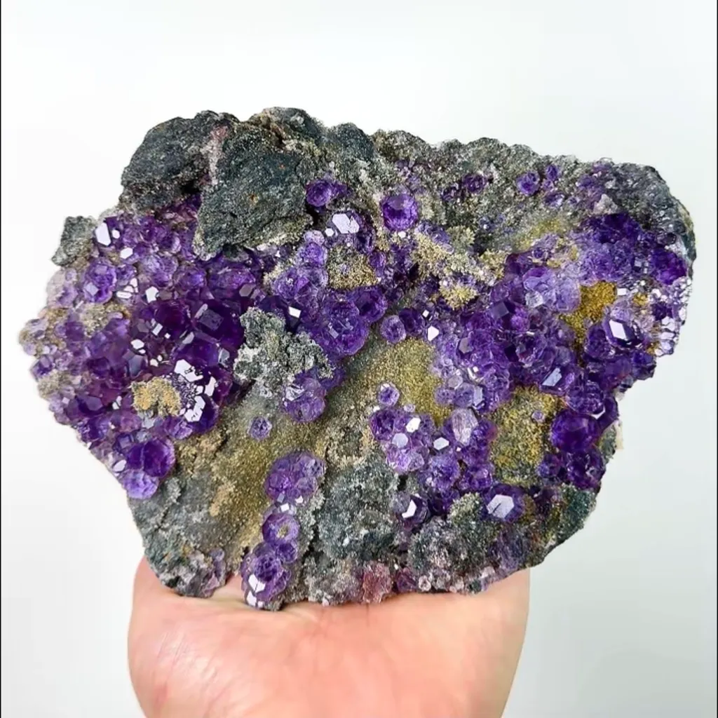Natural Tanzanite Fluorite, Mineral Specimen:Fujian,China (160*120*35MM) - image 4