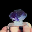 Natural Tanzanite Fluorite, Mineral Specimen:Fujian,China (20*20*20MM) - image 3