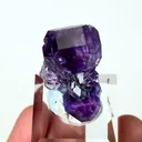 Natural Tanzanite Fluorite, Mineral Specimen:Fujian,China (20*25*25MM) - image 2