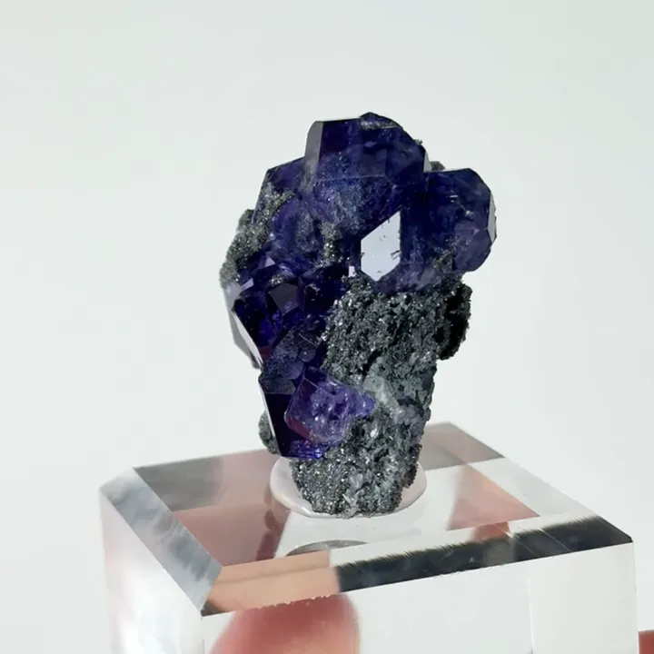Natural Tanzanite Fluorite, Mineral Specimen:Fujian,China (35*25*20MM) image
