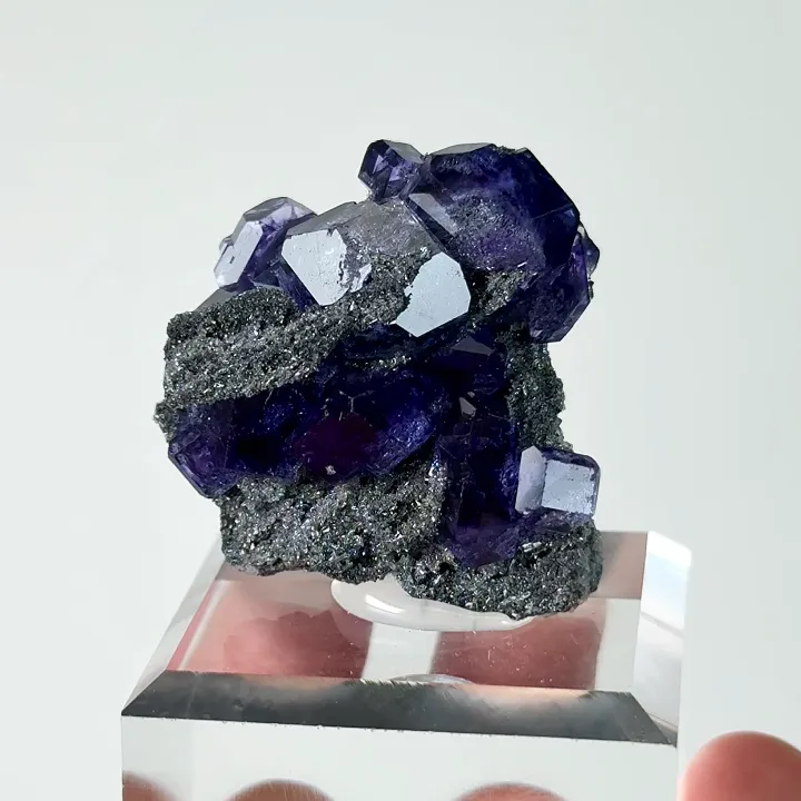 Natural Tanzanite Fluorite, Mineral Specimen:Fujian,China (35*25*20MM) - image 5