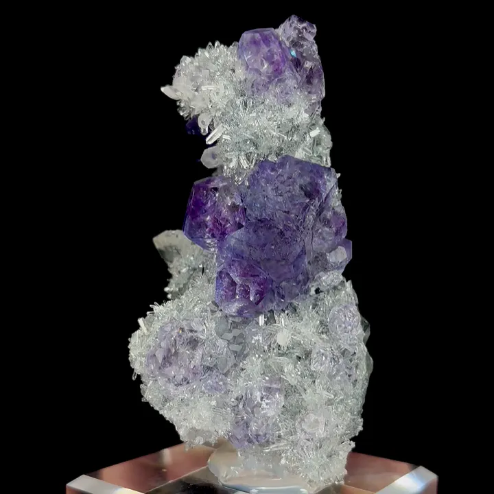 Natural Tanzanite Fluorite, Mineral Specimen:Fujian,China (40*70*35MM) image