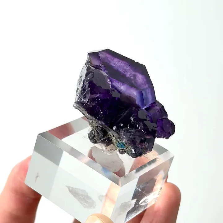 Natural Tanzanite Fluorite, Mineral Specimen:Fujian,China (45*40*20MM) - image 2