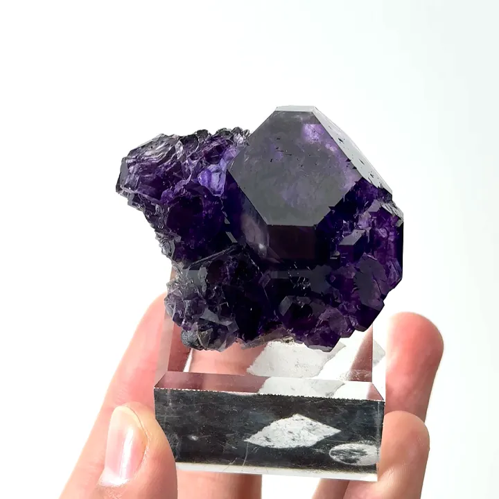 Natural Tanzanite Fluorite, Mineral Specimen:Fujian,China (45*40*20MM) image
