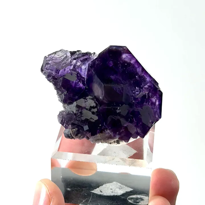 Natural Tanzanite Fluorite, Mineral Specimen:Fujian,China (45*40*20MM) - image 4