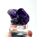 Natural Tanzanite Fluorite, Mineral Specimen:Fujian,China (45*40*20MM) - image 4