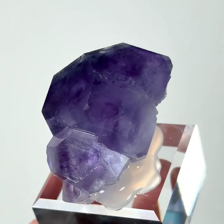 Natural Tanzanite Fluorite, Mineral Specimen:Fujian,China (45*40*35MM) - image 3