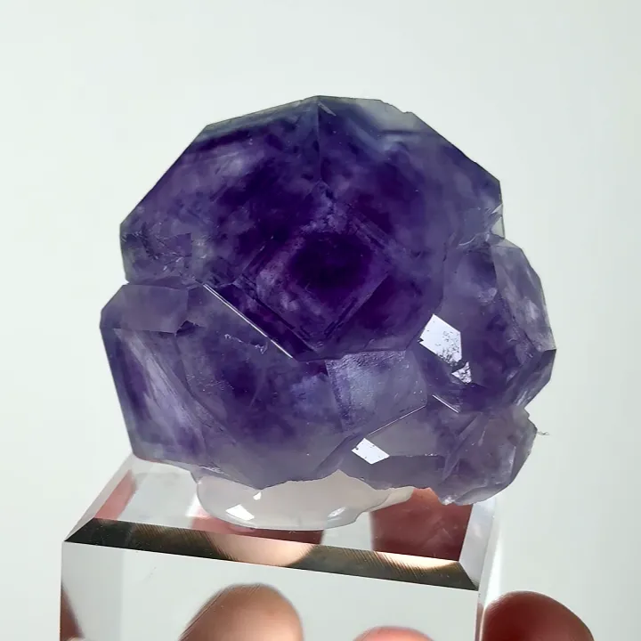 Natural Tanzanite Fluorite, Mineral Specimen:Fujian,China (45*40*35MM) - image 4