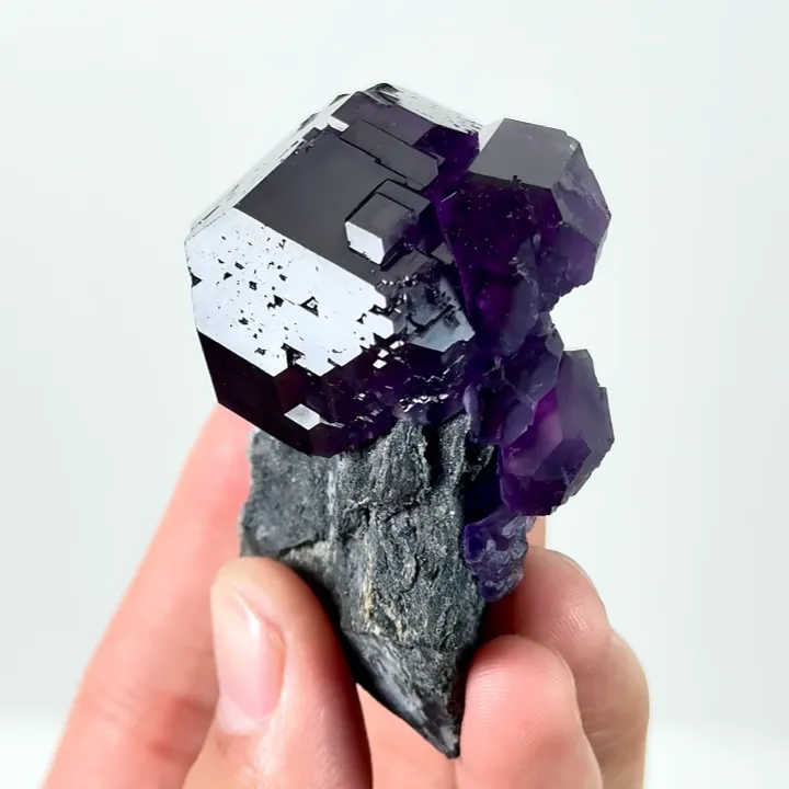Natural Tanzanite Fluorite, Mineral Specimen:Fujian,China (50*45*35MM) - image 5