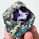 Natural Tanzanite Fluorite, Mineral Specimen:Fujian,China (55*40*22MM) - image 3