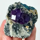Natural Tanzanite Fluorite, Mineral Specimen:Fujian,China (55*40*22MM) - image 2