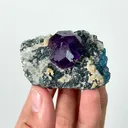 Natural Tanzanite Fluorite, Mineral Specimen:Fujian,China (55*40*22MM) - image 1