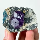 Natural Tanzanite Fluorite, Mineral Specimen:Fujian,China (55*40*22MM) - image 4