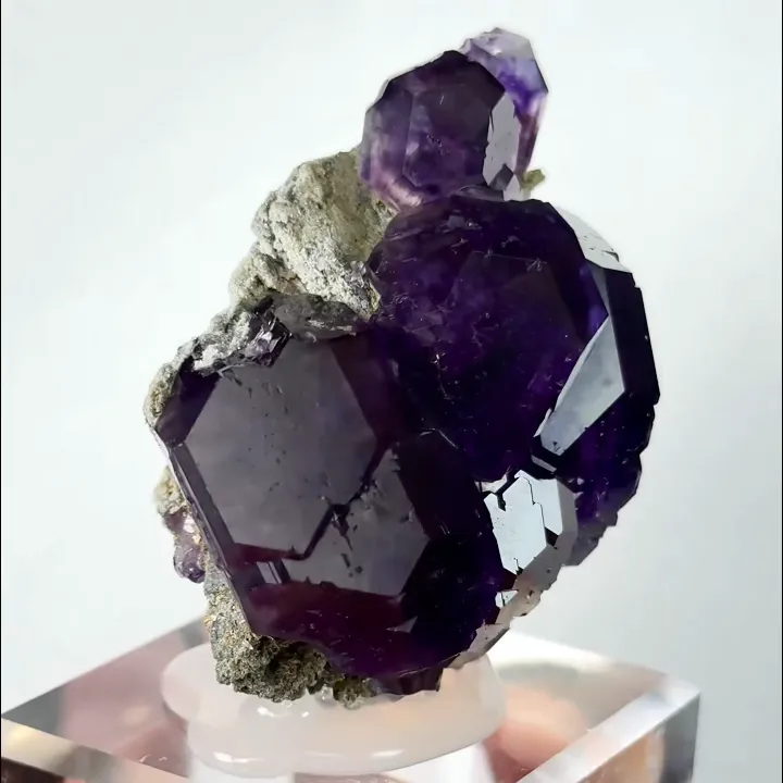 Natural Tanzanite Fluorite, Mineral Specimen:Fujian,China (60*50*30MM) - image 3
