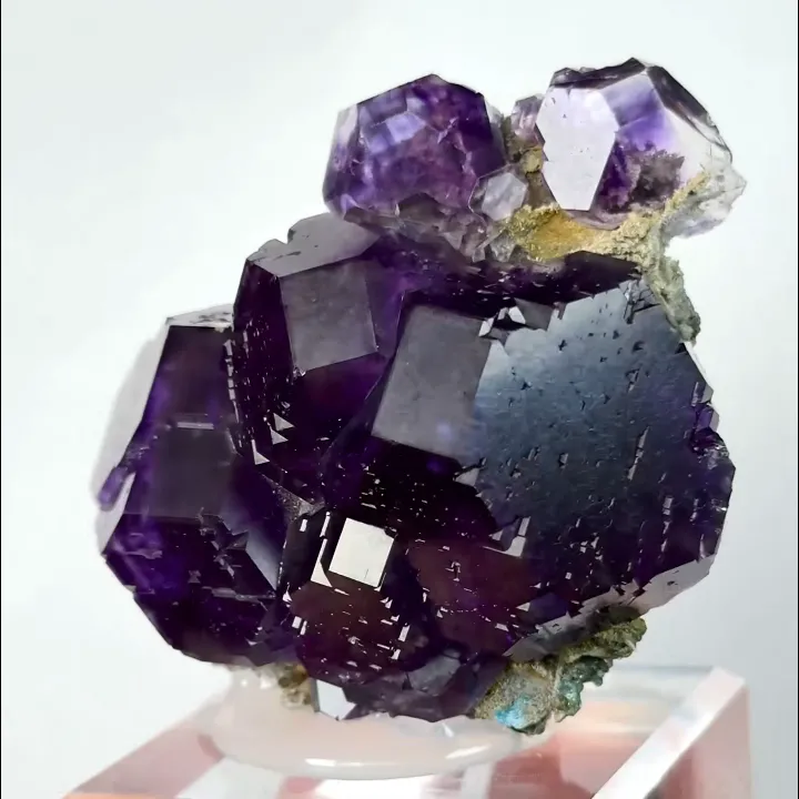 Natural Tanzanite Fluorite, Mineral Specimen:Fujian,China (60*50*30MM) image
