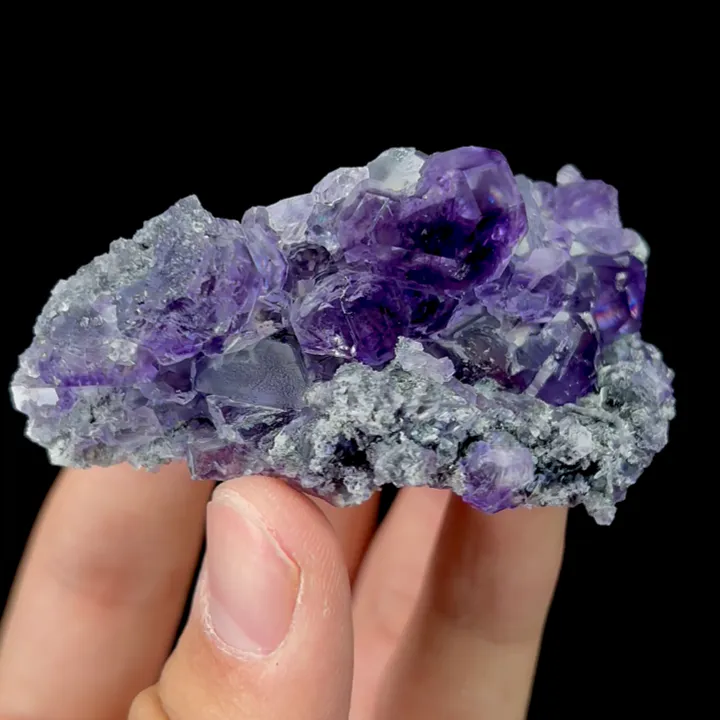 Natural Tanzanite Fluorite, Mineral Specimen:Fujian,China (70*35*25MM) - image 3