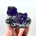 Natural Tanzanite Fluorite, Mineral Specimen:Fujian,China (75*65*40MM) - image 6
