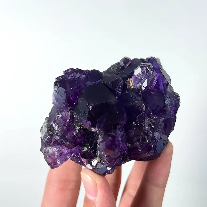 Natural Tanzanite Fluorite, Mineral Specimen:Fujian,China (80*60*45MM) - image 3