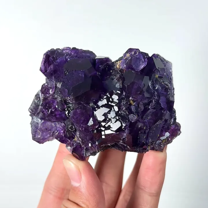 Natural Tanzanite Fluorite, Mineral Specimen:Fujian,China (80*60*45MM) - image 5