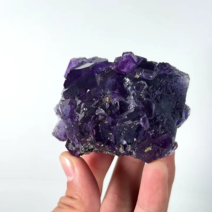 Natural Tanzanite Fluorite, Mineral Specimen:Fujian,China (80*60*45MM) image