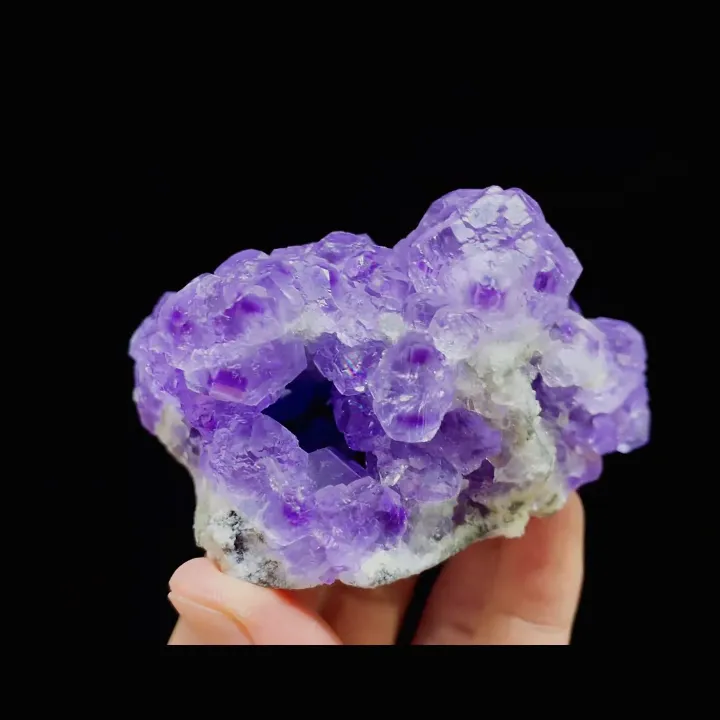 Natural Tanzanite Fluorite, Mineral Specimen:Fujian,China (80*65*40MM) - image 2