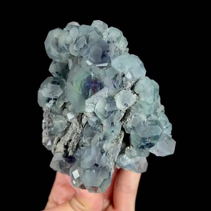 Natural Tanzanite Fluorite, Mineral Specimen:Fujian,China (95*100*75MM) - image 5