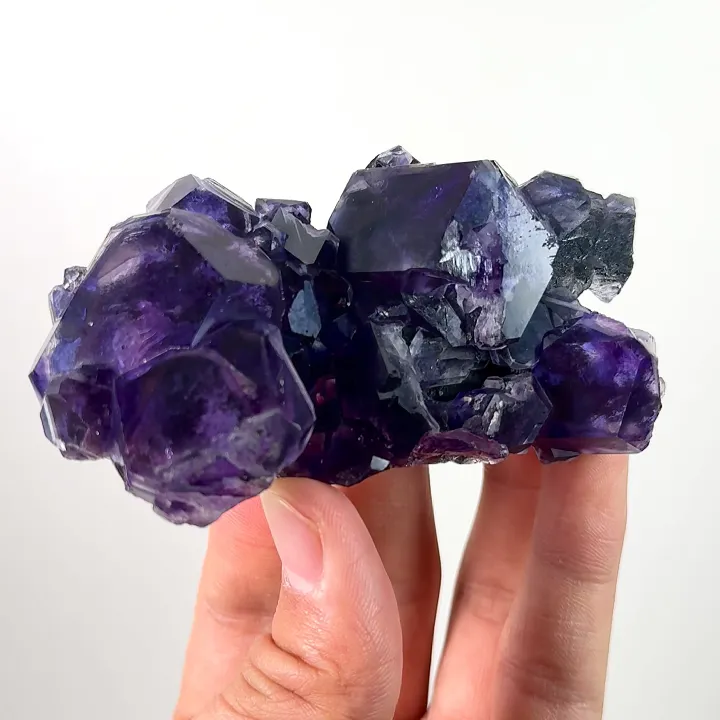Natural Tanzanite Fluorite, Mineral Specimen:Fujian,China (95*50*30MM) image