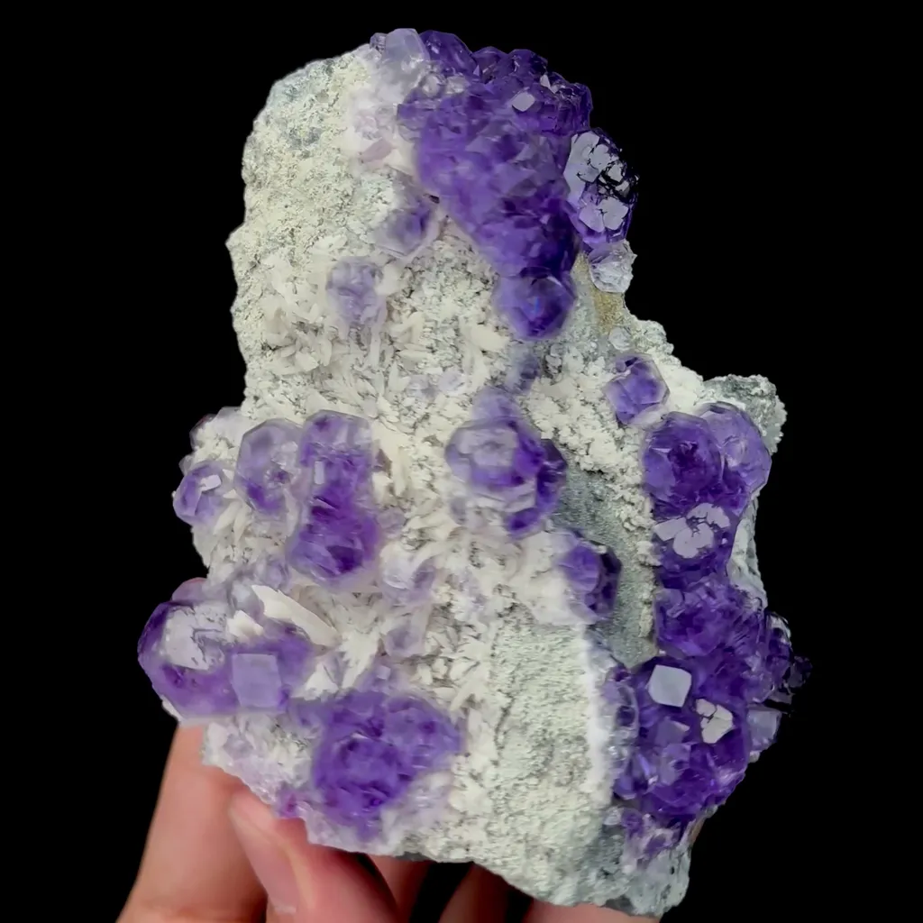 Natural Tanzanite Fluorite Mineral Specimen,High Quality Specimen,FUJIAN,CHINA(102*82*35mm) - image 3