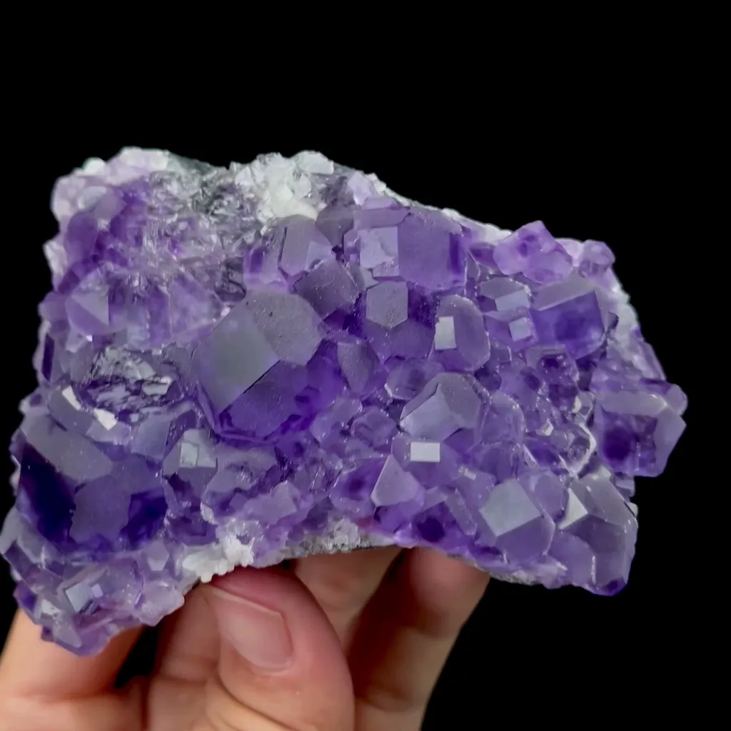 Natural Tanzanite Fluorite Mineral Specimen,High Quality Specimen,FUJIAN,CHINA(105*75*40mm) - image 2