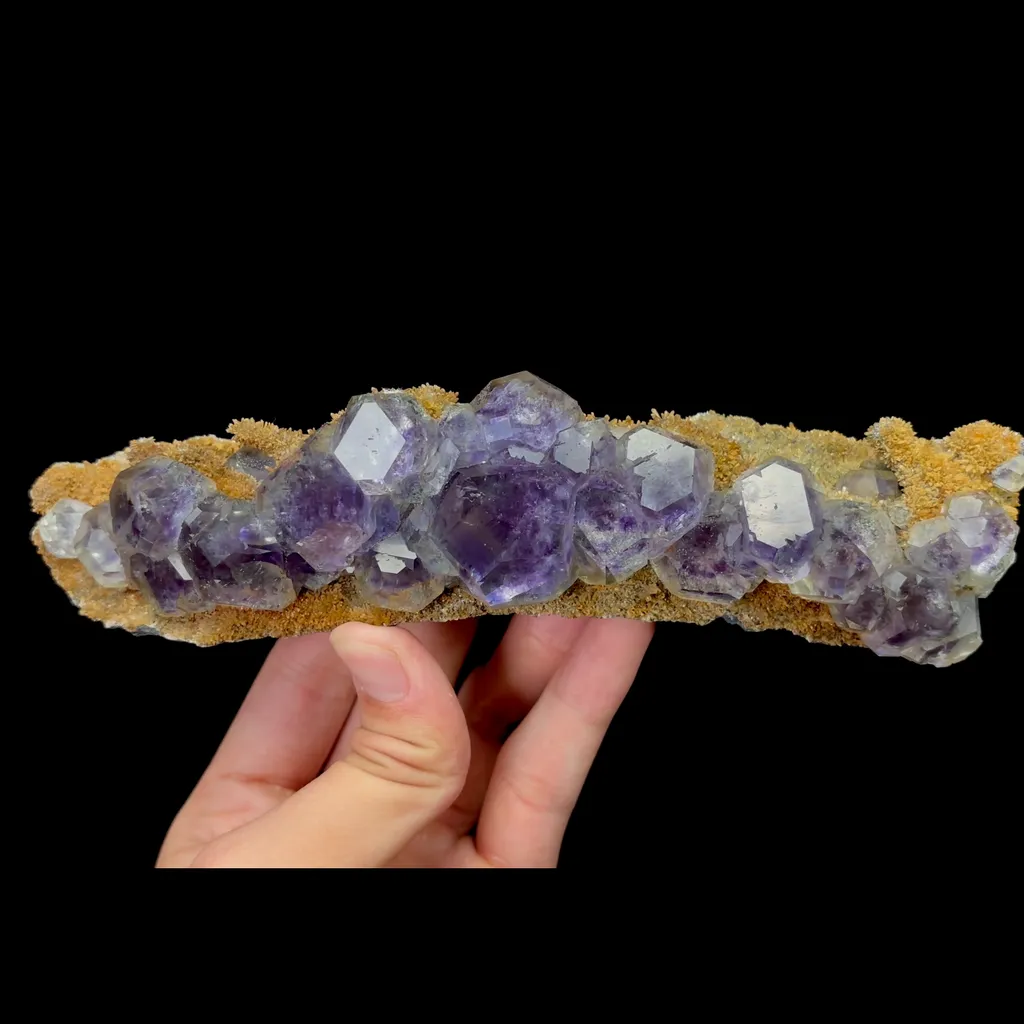 Natural Tanzanite Fluorite Mineral Specimen,High Quality Specimen,FUJIAN,CHINA(190*44*51mm) image