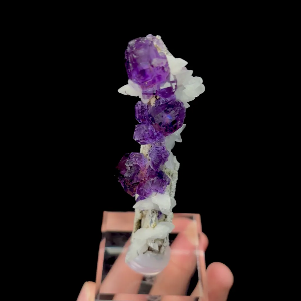 Natural Tanzanite Fluorite Mineral Specimen,High Quality Specimen,FUJIAN,CHINA(25*18*105mm) - image 3
