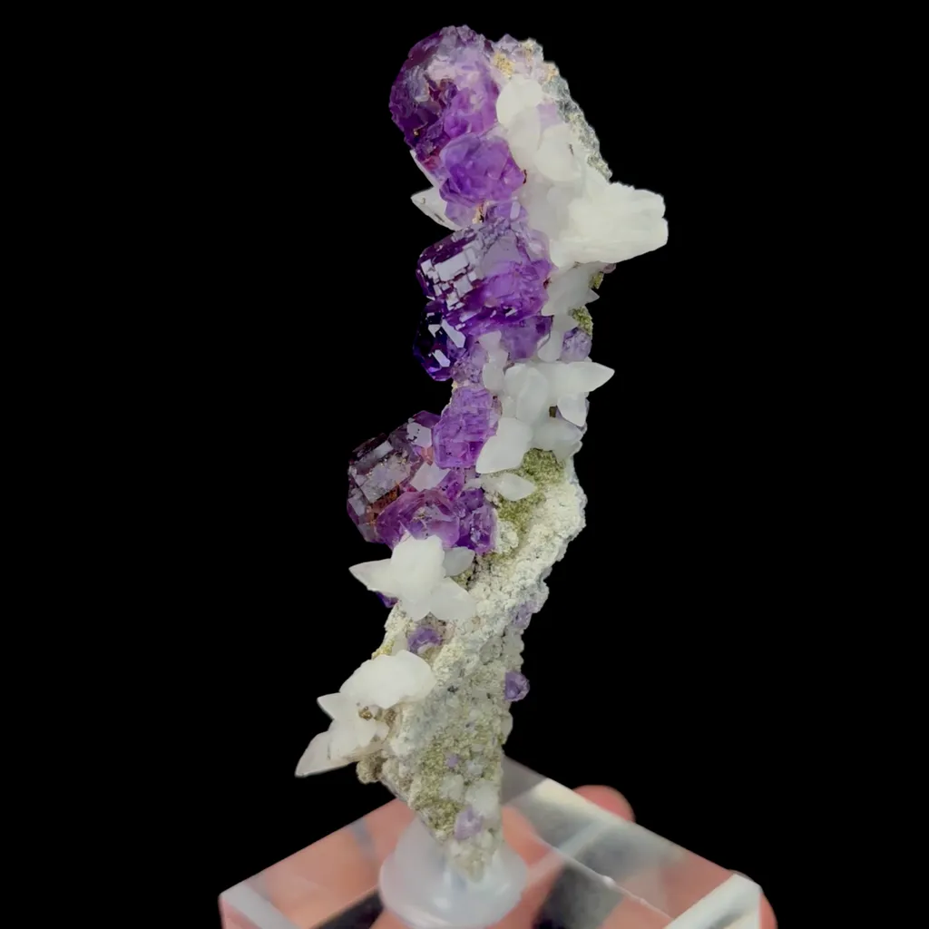 Natural Tanzanite Fluorite Mineral Specimen,High Quality Specimen,FUJIAN,CHINA(25*18*105mm) - image 2