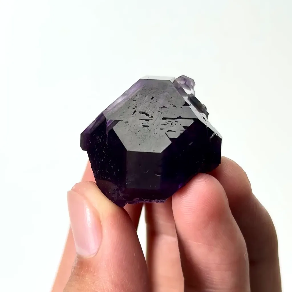 Natural Tanzanite Fluorite Mineral Specimen,High Quality Specimen,FUJIAN,CHINA(30*31*22mm) image