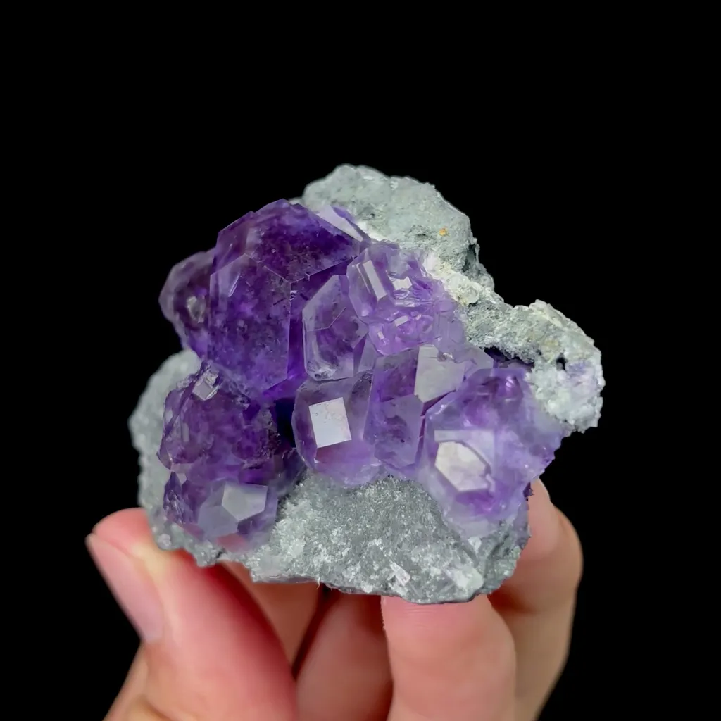 Natural Tanzanite Fluorite Mineral Specimen,High Quality Specimen,FUJIAN,CHINA(60*50*25mm) - image 2