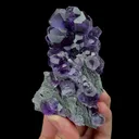 Natural Tanzanite Fluorite Mineral Specimen,High Quality Specimen,FUJIAN,CHINA(60*90*15mm) - image 1