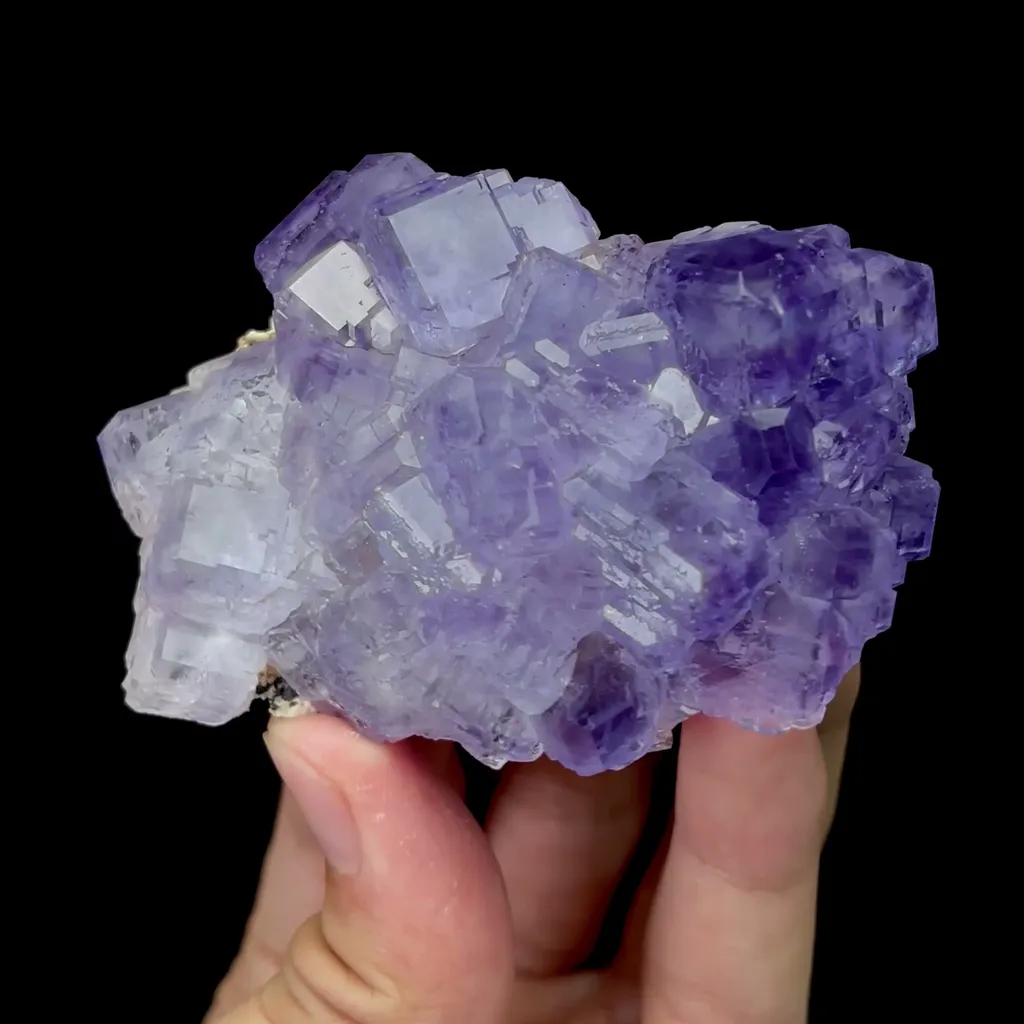 Natural Tanzanite Fluorite Mineral Specimen,High Quality Specimen,FUJIAN,CHINA(75*50*20mm) image