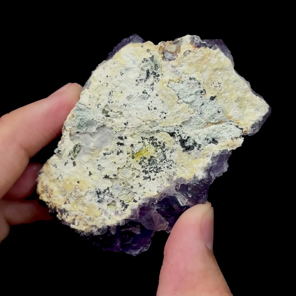 Natural Tanzanite Fluorite Mineral Specimen,High Quality Specimen,FUJIAN,CHINA(75*50*20mm) - image 4