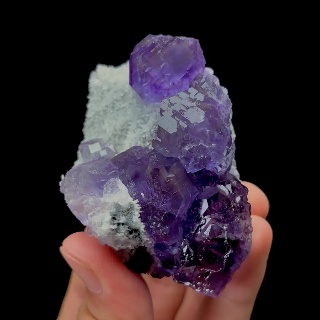 Natural Tanzanite Fluorite Mineral Specimen,High Quality Specimen,FUJIAN,CHINA(80*45*52mm) - image 5
