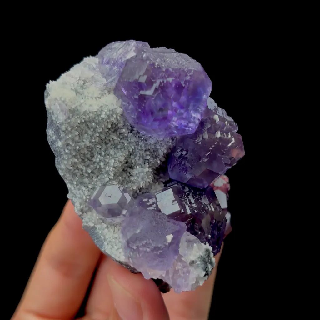 Natural Tanzanite Fluorite Mineral Specimen,High Quality Specimen,FUJIAN,CHINA(80*45*52mm) - image 3