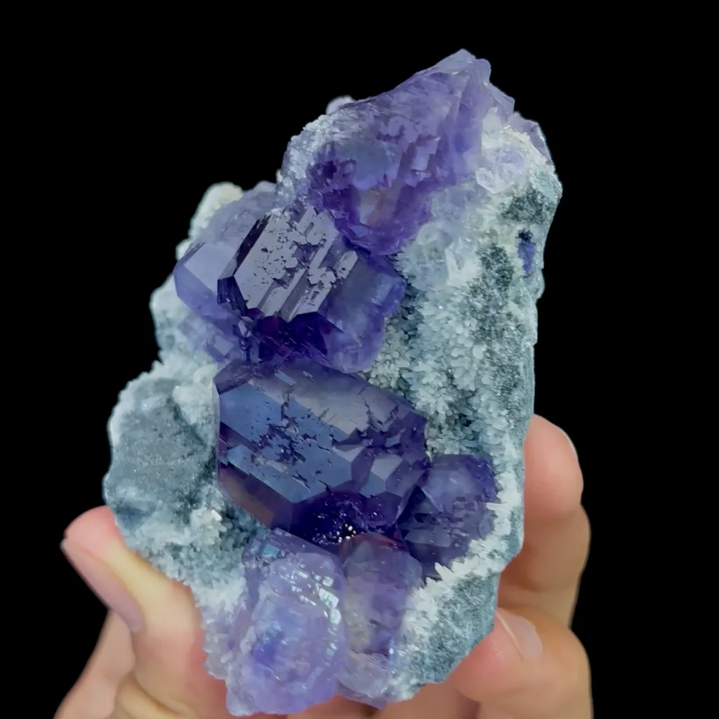 Natural Tanzanite Fluorite Mineral Specimen,High Quality Specimen,FUJIAN,CHINA(80*55*40mm) - image 4