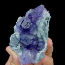 Natural Tanzanite Fluorite Mineral Specimen,High Quality Specimen,FUJIAN,CHINA(80*55*40mm) - image 4