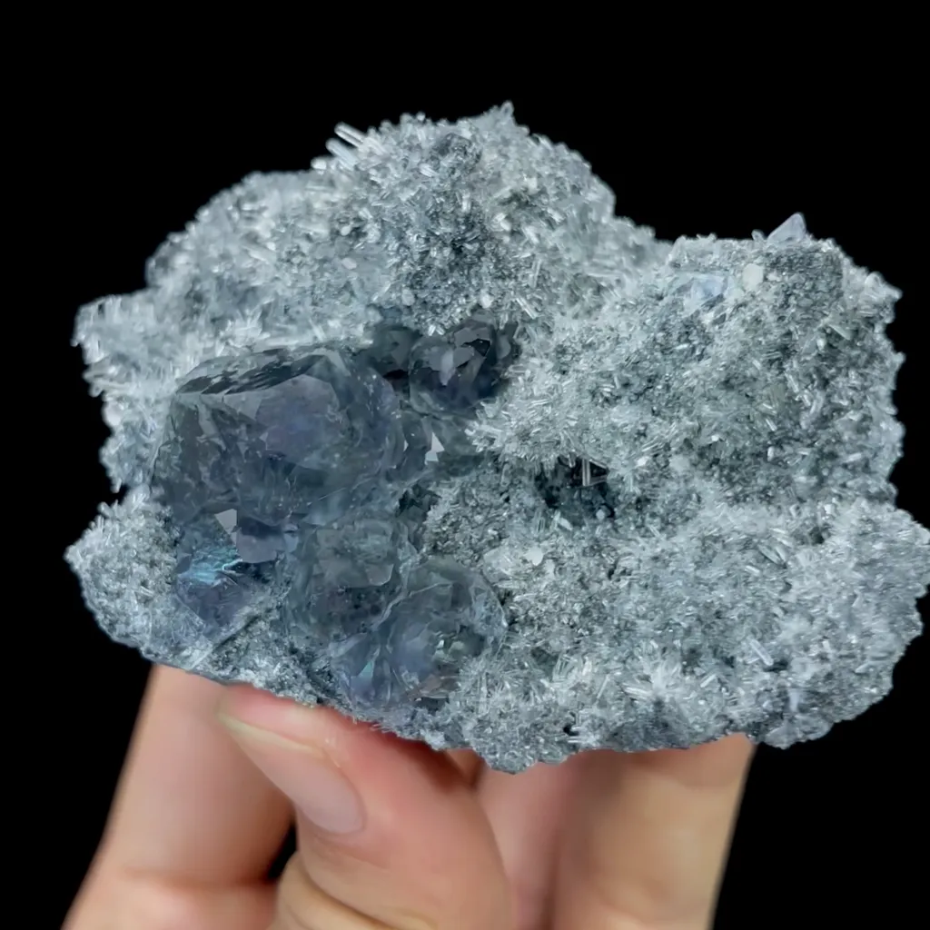 Natural Tanzanite Fluorite Mineral Specimen,High Quality Specimen,FUJIAN,CHINA(80*60*35mm) - image 4