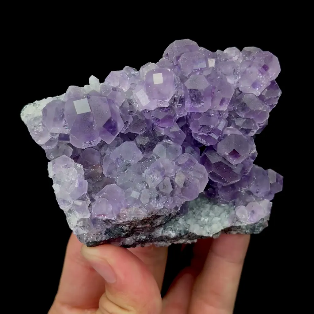 Natural Tanzanite Fluorite Mineral Specimen,High Quality Specimen,FUJIAN,CHINA(80*70*30mm) image