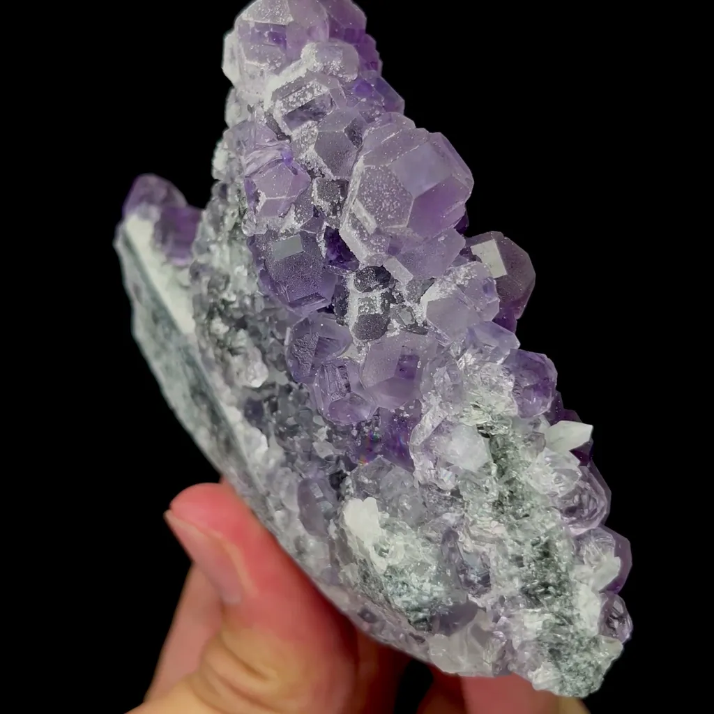 Natural Tanzanite Fluorite Mineral Specimen,High Quality Specimen,FUJIAN,CHINA(80*70*30mm) - image 4