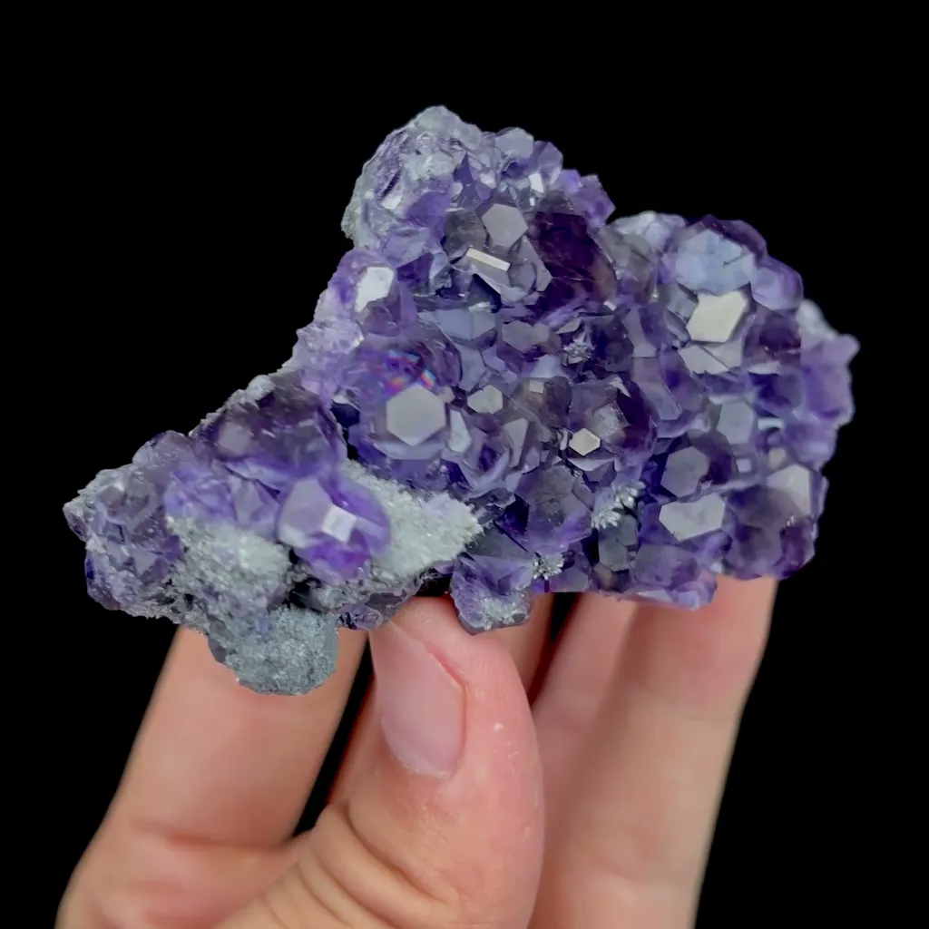 Natural Tanzanite Fluorite Mineral Specimen,High Quality Specimen,FUJIAN,CHINA(90*55*25mm) - image 2