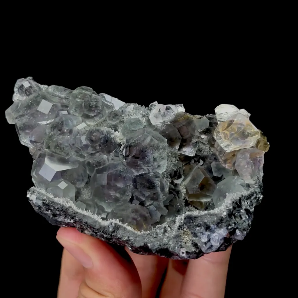 Natural Tanzanite Fluorite Mineral Specimen,High Quality Specimen,FUJIAN,CHINA(92*53*30mm) - image 4
